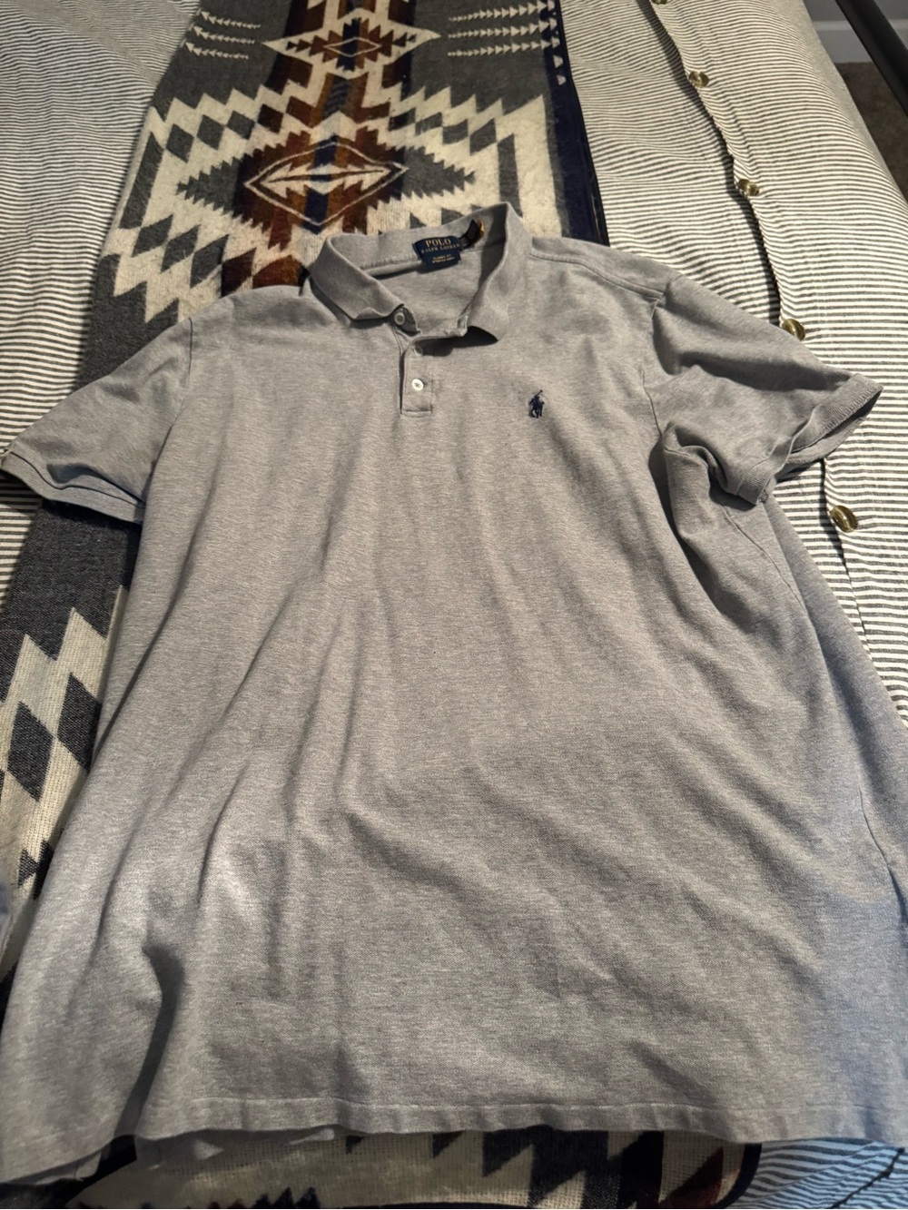 Polo by Ralph Lauren Light Gray Short-Sleeve Polo